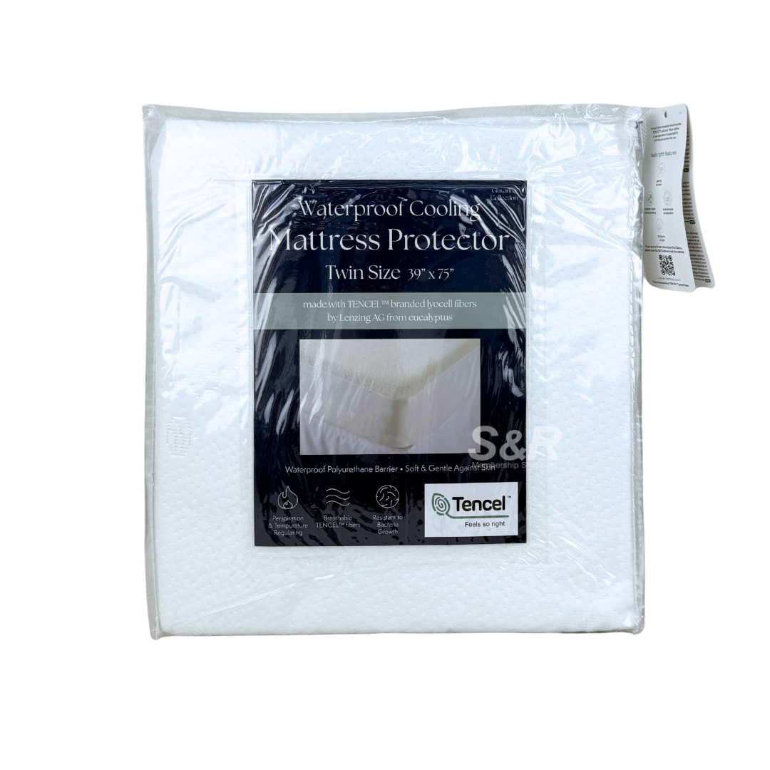 Tencel Waterproof Cooling Mattress Protector Twin Size Tencel Waterproof Cooling Mattress Protector Twin Size